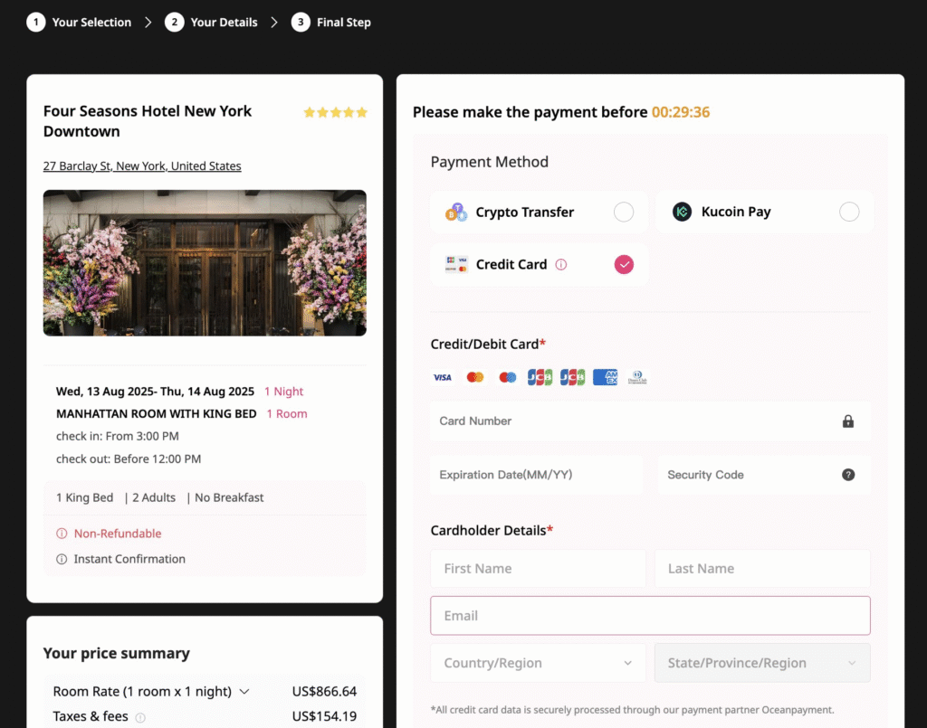 gopayments.xyz for travel crypto payments